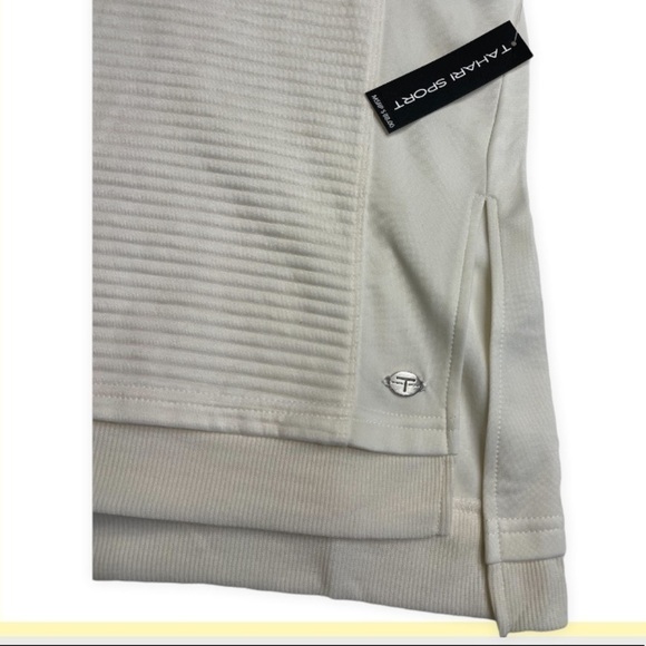 Nwt‎ TAHARI Sport Active Athletic Turtleneck Long Sleeve Fitness Pullover Size S - Picture 2 of 8
